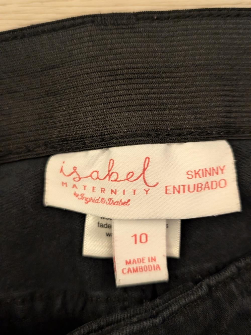 Isabel Maternity by Ingrid & Isabel Skinny Jeans - Black